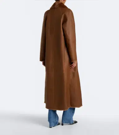 Yves Salomon Reversible shearling and leather wrap coat | Thumbnail 8