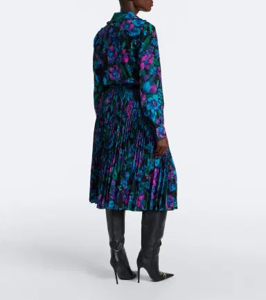 Gucci Floral plissé silk crêpe de chine midi skirt | Thumbnail 5 Gucci Floral plissé silk crêpe de chine midi skirt | Thumbnail 5