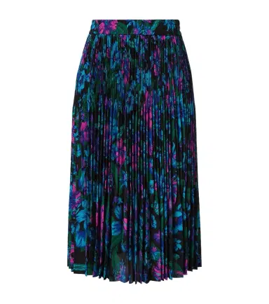 Gucci Floral plissé silk crêpe de chine midi skirt | Thumbnail 1 Gucci Floral plissé silk crêpe de chine midi skirt | Thumbnail 1