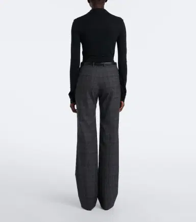 Gucci Checked wool straight pants | Thumbnail 2