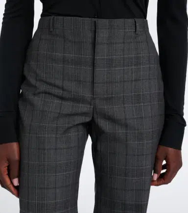 Gucci Checked wool straight pants | Thumbnail 3