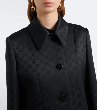 Gucci GG jacquard coat | Thumbnail 3