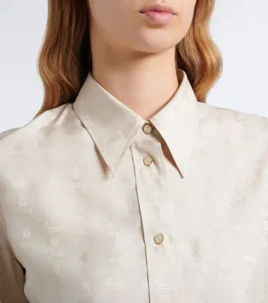 Gucci Silk jacquard shirt | Thumbnail 3