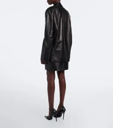 Gucci Leather miniskirt | Thumbnail 5