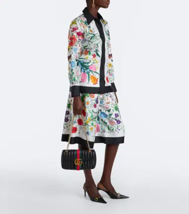 Gucci Flora silk twill shirt | Thumbnail 4 Gucci Flora silk twill shirt | Thumbnail 4