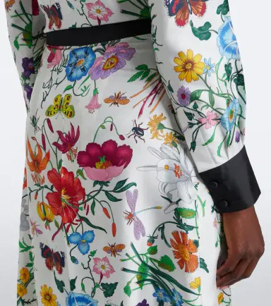 Gucci Flora silk twill culottes | Thumbnail 6 Gucci Flora silk twill culottes | Thumbnail 6