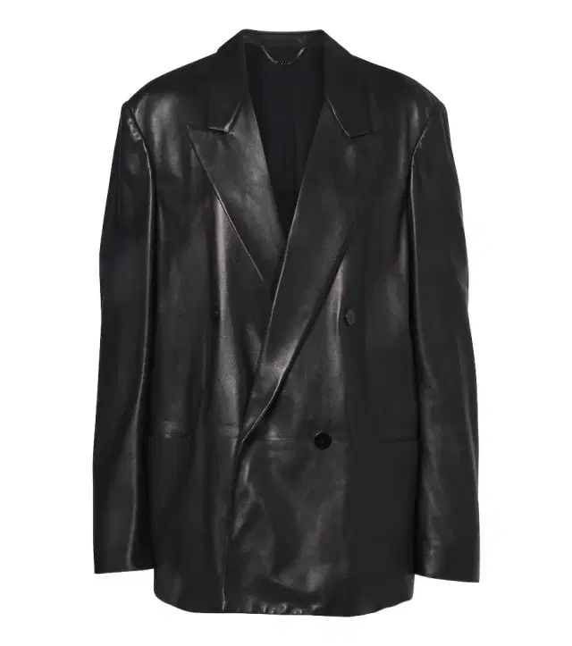 Gucci Double-breasted leather jacket