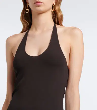 Gucci Horsebit crêpe jersey midi dress | Thumbnail 5 Gucci Horsebit crêpe jersey midi dress | Thumbnail 5
