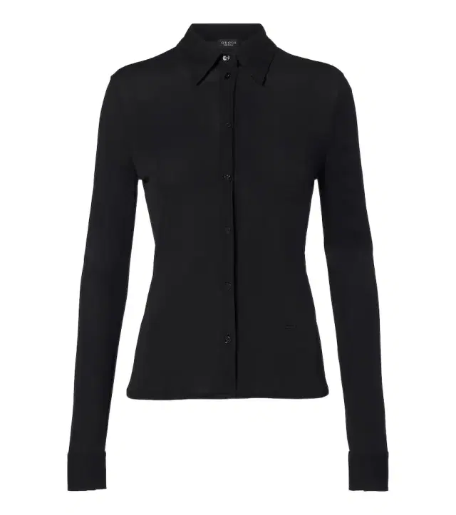 Gucci Crêpe jersey shirt