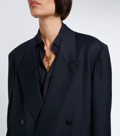 Gucci Double-breasted oversized wool blazer | Thumbnail 2 Gucci Double-breasted oversized wool blazer | Thumbnail 2