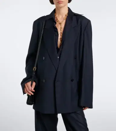 Gucci Double-breasted oversized wool blazer | Thumbnail 4 Gucci Double-breasted oversized wool blazer | Thumbnail 4