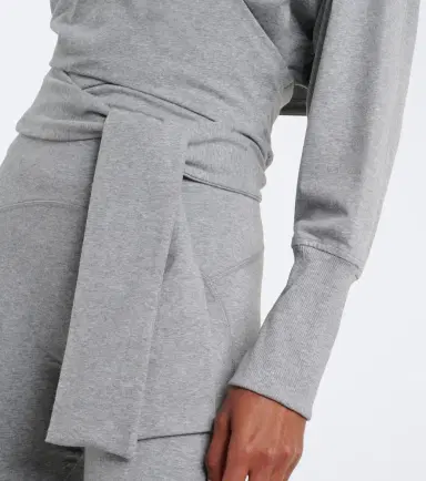 adidas by Stella McCartney Cropped jersey hoodie | Thumbnail 6 adidas by Stella McCartney Cropped jersey hoodie | Thumbnail 6