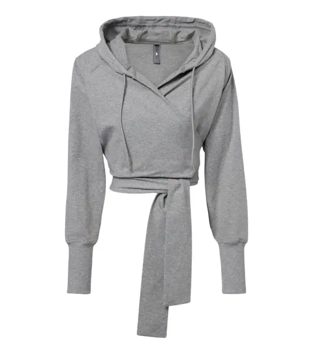 Adidas by Stella McCartney Cropped jersey hoodie