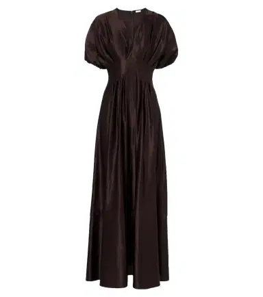 Joseph Nova pleated linen and silk maxi dress | Thumbnail 1