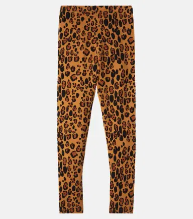 MINI RODINI Leopard-print jersey leggings | Thumbnail 2