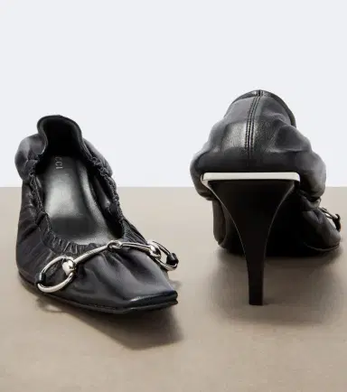 Gucci Vittoria Horsebit leather pumps | Thumbnail 3 Gucci Vittoria Horsebit leather pumps | Thumbnail 3