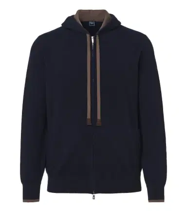 FEDELI Cashmere zip-up hoodie | Thumbnail 1 FEDELI Cashmere zip-up hoodie | Thumbnail 1