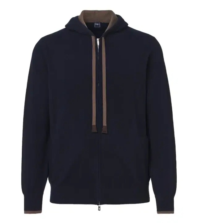 Fedeli Cashmere zip-up hoodie