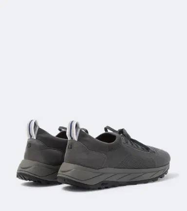 Fedeli Knitted suede-trimmed sneakers | Thumbnail 2 Fedeli Knitted suede-trimmed sneakers | Thumbnail 2