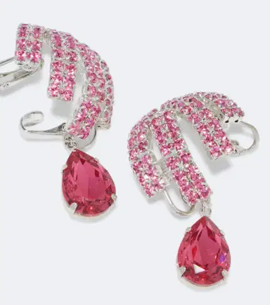Magda Butrym Crystal-embellished drop earrings | Thumbnail 2