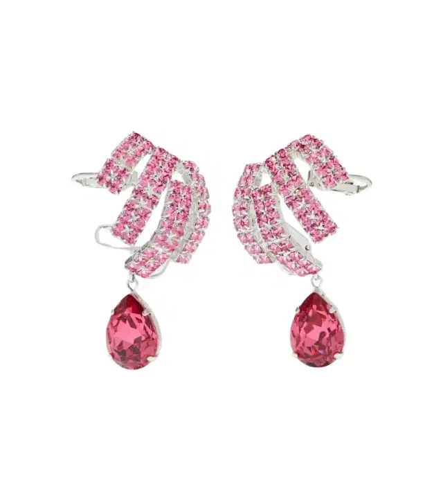 Magda Butrym Crystal-embellished drop earrings