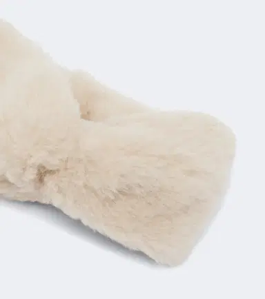 Max Mara Alpaca, wool, and silk teddy headband | Thumbnail 2 Max Mara Alpaca, wool, and silk teddy headband | Thumbnail 2