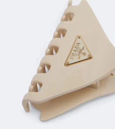 Prada Logo hair clip | Thumbnail 2