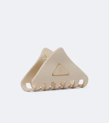 Prada Logo hair clip | Thumbnail 3