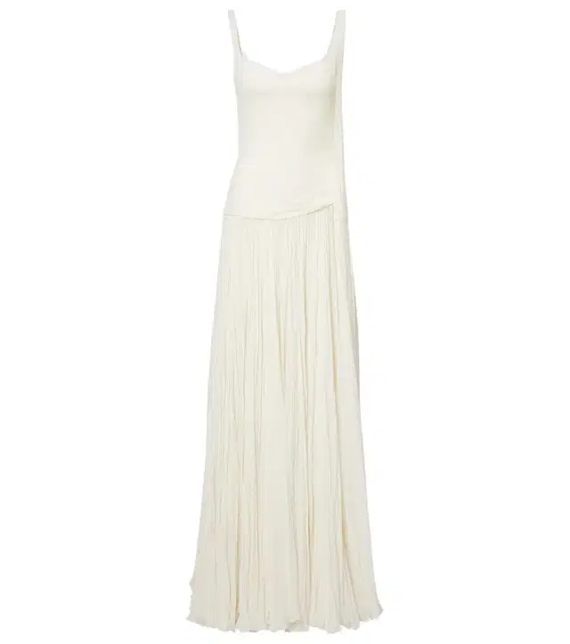 Marmar Halim Bridal Ana crêpe and chiffon gown