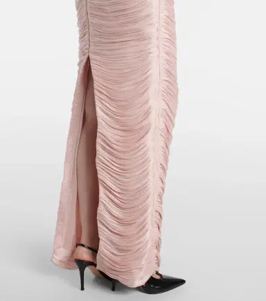 Marmar Halim Ruched silk gown | Thumbnail 2