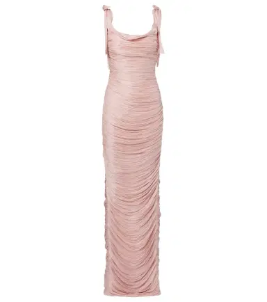 Marmar Halim Ruched silk gown | Thumbnail 1