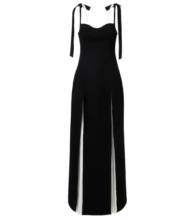 Marmar Halim Pleated silk gown