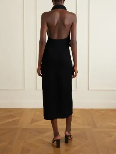 Diotima Mane Embellished Crepe Midi Dress | Thumbnail 3
