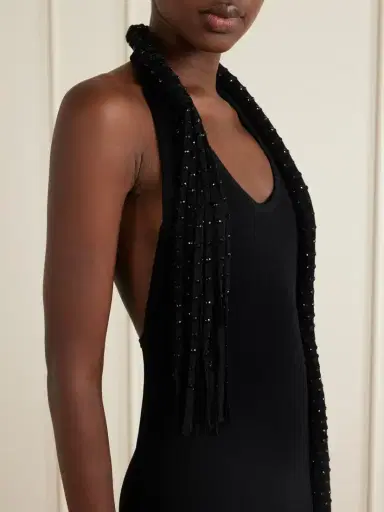 Diotima Mane Embellished Crepe Midi Dress | Thumbnail 4