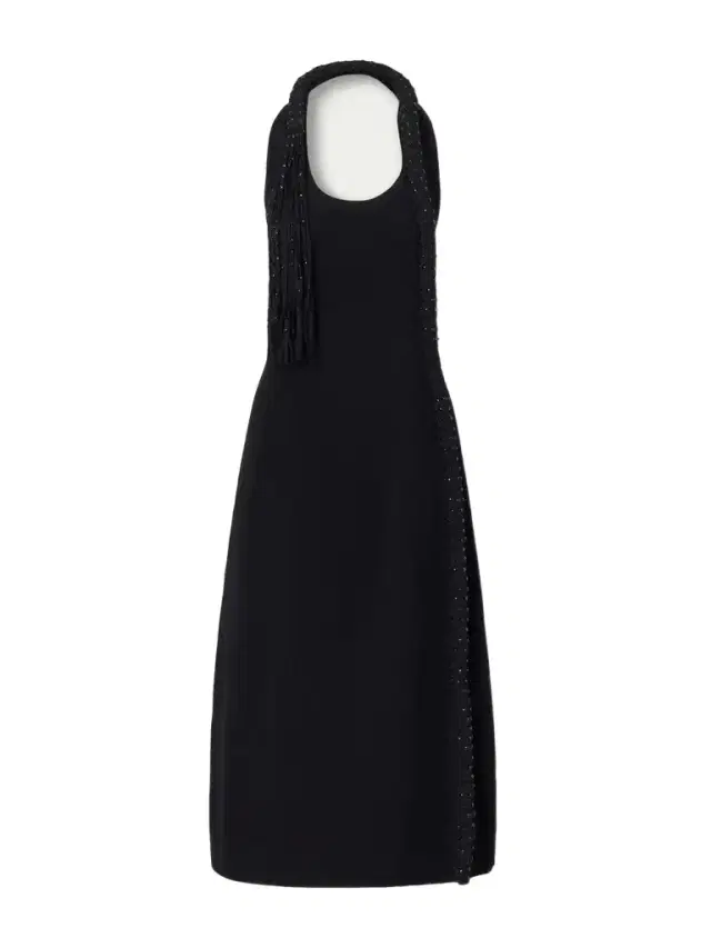 Diotima Mane Embellished Crepe Midi Dress