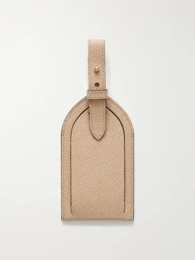 Smythson Panama Leather Luggage Tag | Thumbnail 2 Smythson Panama Leather Luggage Tag | Thumbnail 2