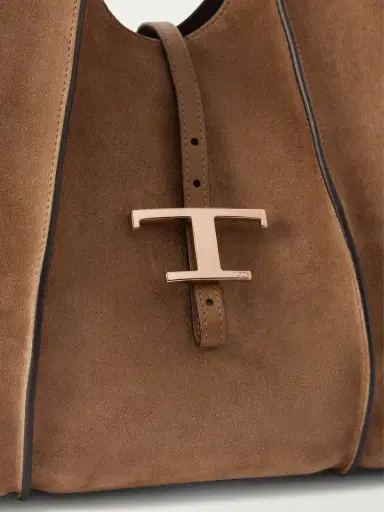 Tod's T Timeless Suede Shoulder Bag | Thumbnail 5 Tod's T Timeless Suede Shoulder Bag | Thumbnail 5