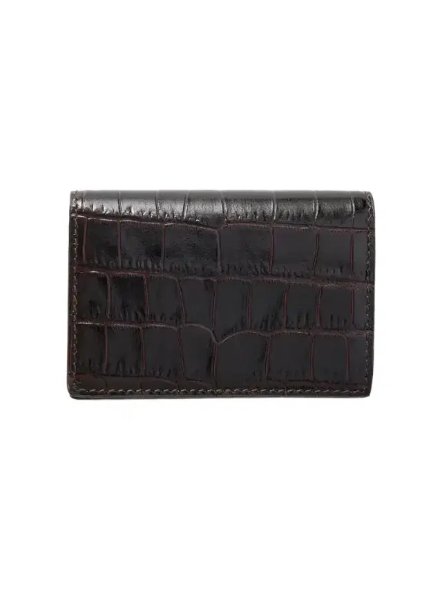 Smythson Mara Croc-effect Leather Wallet