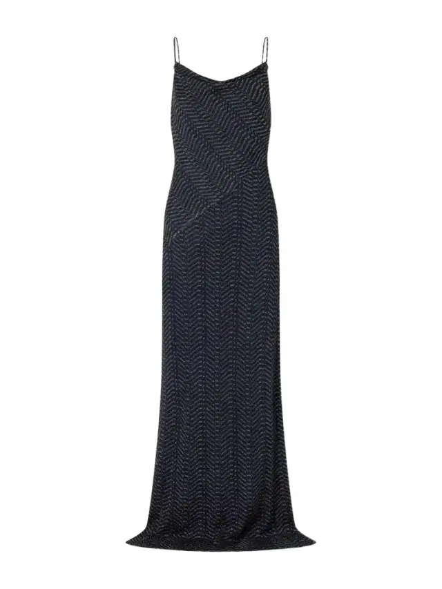 Missoni Striped Metallic Crochet-knit Maxi Dress