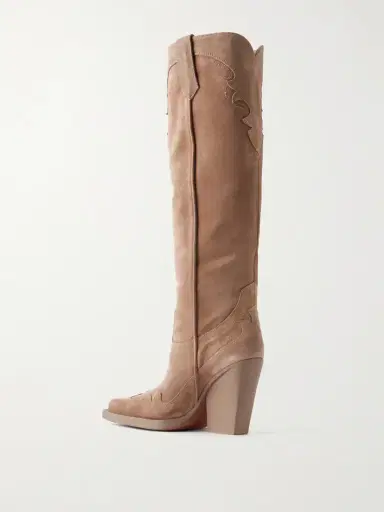Paris Texas El Dorado Suede Knee Boots | Thumbnail 3