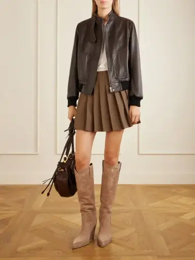 Paris Texas El Dorado Suede Knee Boots | Thumbnail 4