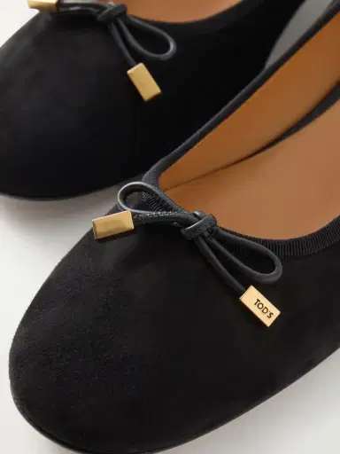 Tod's Suede Ballerina Flats | Thumbnail 5 Tod's Suede Ballerina Flats | Thumbnail 5