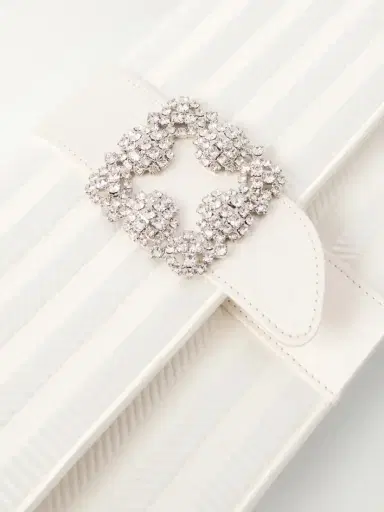 Manolo Blahnik Capri Crystal-embellished Silk-jacquard Clutch | Thumbnail 5 Manolo Blahnik Capri Crystal-embellished Silk-jacquard Clutch | Thumbnail 5