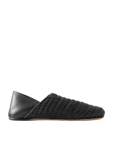 JW Anderson Woven Leather Mules | Thumbnail 1