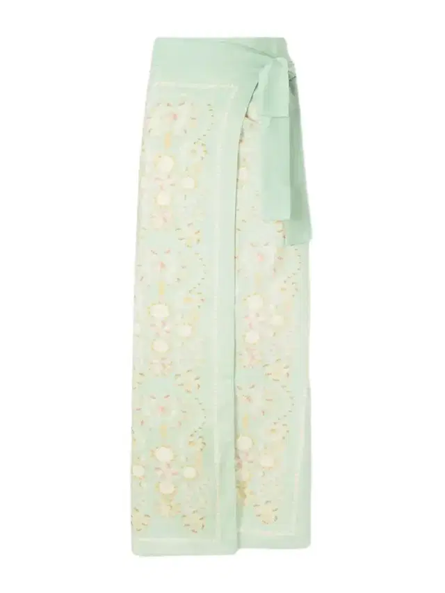 Agua by Agua Bendita Lavanda Playa Printed Cotton And Silk-blend Voile Coverup
