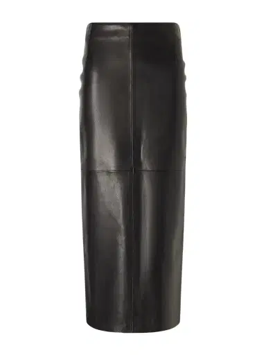 Nour Hammour Selly Paneled Leather Maxi Skirt | Thumbnail 1