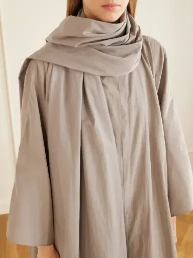 Magda Butrym Scarf-detailed Cotton-blend Trench Coat | Thumbnail 4 Magda Butrym Scarf-detailed Cotton-blend Trench Coat | Thumbnail 4