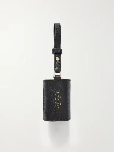 Smythson Panama Leather Pet Waste Bag Holder | Thumbnail 2