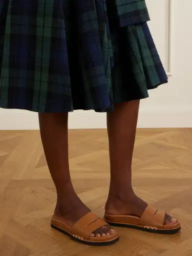 JW Anderson Fussbett Leather Slides | Thumbnail 2 JW Anderson Fussbett Leather Slides | Thumbnail 2