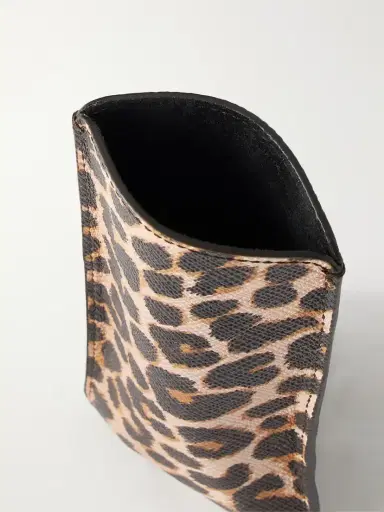 Smythson Panama Leopard-print Leather Glasses Case | Thumbnail 4 Smythson Panama Leopard-print Leather Glasses Case | Thumbnail 4